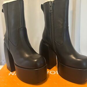 Naked Wolfe Jailbreaker Leather Boots (NWT)
